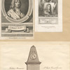 Samuel Butler. (2 portraits) ; Butler's Monument, St. Pauls, Covent Garden - Autograph of Samuel Butler.