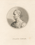 Julius Cæsar, side profile.