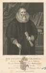 Sir Julius Cæsar, Knt. Master of the Rolls, &c. Born at Tottenham in Middlesex, 1557, Died April 18th, 1636.