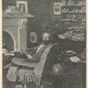 Hall Caine in his library at Greeba Castle. [From a photograph by Cowen, I.o.M.]
