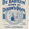 De Baptizin' down at Dixon's pool