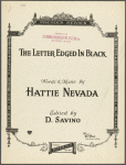 The letter edged in black