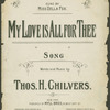 My love is all for thee