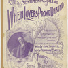 When lovers prove unkind