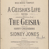 A geisha's life