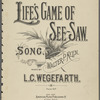 Life's game of see-saw