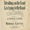 Strolling on the sand, list'ning to the band