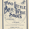 Two little, blue little shoes
