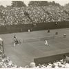 The Tilden-Cochet match at Germantown, Pa., 1927.