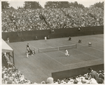 The Tilden-Cochet match at Germantown, Pa., 1927.