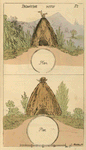 Primitive huts - Plan [1 & 2].