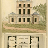 Ground plan: Hall, breakfast room, eating room, study, dressing  room and musick room.