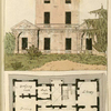 Ground plan: Anti room, dressing room, dining room, drawing room, breakfast room and library.