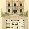 Ground plan: Hall, study, breakfast room, anti room, eating room and  musick room.