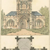 Gothic Chapel and it's building plan.