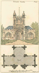 Gothic Chapel and it's building plan.