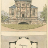 Banqueting room and the (building) plan.