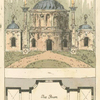 Turkish Temple and its plan of the Tea Room.
