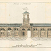 Front of stables. (plan on P. XLII)