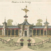 Elevation of an aviary