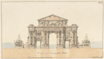 Design for a triumphant arch