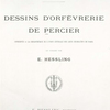 Documents de style empire : Dessins d'orfévrerie de Percier, [Title page]