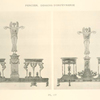 Empire style engraved glass-holders