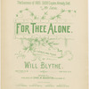 For thee alone