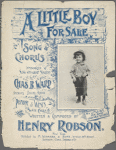 A little boy for sale