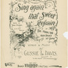 Sing again that sweet refrain