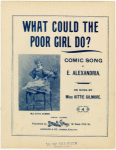What could the poor girl do?