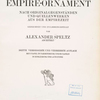Das empire-ornament nach originalgegenständen und quellenwerken aus der empirezeit