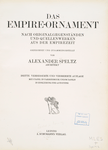 Das empire-ornament nach originalgegenständen und quellenwerken aus der empirezeit