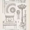 Deckendekoration - Bronzebeschläge - Thronsessel - Kandelaber im Grand Trianon, Versailles - Bekrönung aus Bronze - Ehrenschwert - Dreiffuss aus Bronze.