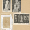 Statue of John C. Calhoun in the Capital at Washington by the State of South Carolina (2 portraits) - Bust of J.C. Calhoun - The 'Grotesques' of Statuary Hall.