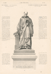 Statue en bronze de Dom Calmet