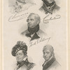 Mr. Cambridge with Clarence, Cumberland, Mork Anthony and Sussex.