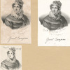 Mme. (Jenet) Campan. [3 portraits].