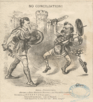 No conciliation!  [cartoon featuring Macduff Mitchell and Macbeth Don Cameron].