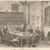 The Committe on Foreign Relations of the Senate in session. (with Cameron in the center).