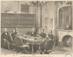 The Committe on Foreign Relations of the Senate in session. (with Cameron in the center).