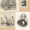 Gen. Simon Cameron. [two portraits and two cartoons].