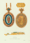 Panagiia, khran. v sinod. Riznitse v Moskve. Khromolitografiia F. Dregera.