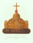 Almaznaia shapka tsaria Ioanna Alekseevicha (izobrazhenie 1.) Khromolitografiia F. Dregera.