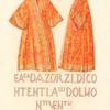 Tsarskii stanovoi kaftan (izobrazhenie 1.) Slova na okonechnosti rukava po kromke zolotoi tkani v nast. velich. Khromolitografiia F. Dregera.