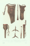 Naluchie, kolchan, chushka, chesnokovinka i pulia 1612 goda, khraniashchiesia v Troitskoi lavre. Ris. Akad. F. Solntsev. Khromolitografiia F. Dregera.