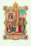Torzhkovskaia odezhda. Ris. Akad. F. Solntsev. Khromolitografiia F. Dregera.