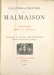 Collections & souvenirs de Malmaison : appartements, meubles et décoration