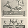 Malmaison: 1. Pendule de la Salle du Counseil. 2. Encrier du Bureau de l'Empereur