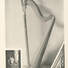 Malmaison: Salon de Musique. Harpe de l'Impératrice Joséphine (Ensemble et motifs des bronzes)